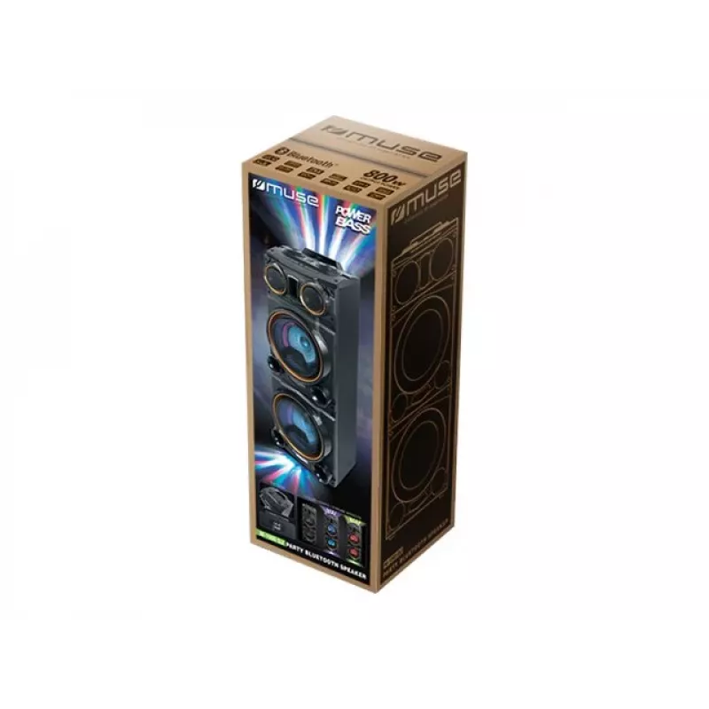 Muse M-1988 DJ portable/party speaker Black 800 W