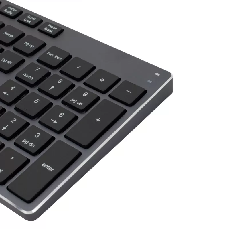 Wireless keyboard SBOX WK-131 US, compact metal design, US layout