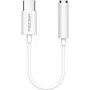 PEDEA USB-C to 3,5mm Headphone Jack ,White, Audio Jack Adapter