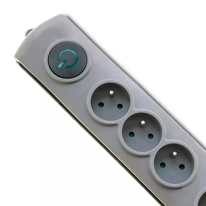 Surge Protector Qoltec 50163 Grey 4 AC Outlets 230V 1.5m