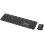 Logitech Signature Slim Combo MK950 - Keyboard-and-Mouse-Set - 100% - full size - Wireless - Bluetooth 5,1 LE - AZERTY - French - Graphite (920-012485)