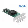 DeLOCK PCI Express x8 Card to 2 x internal SFF-8643 NVMe Low Profile Form Factor