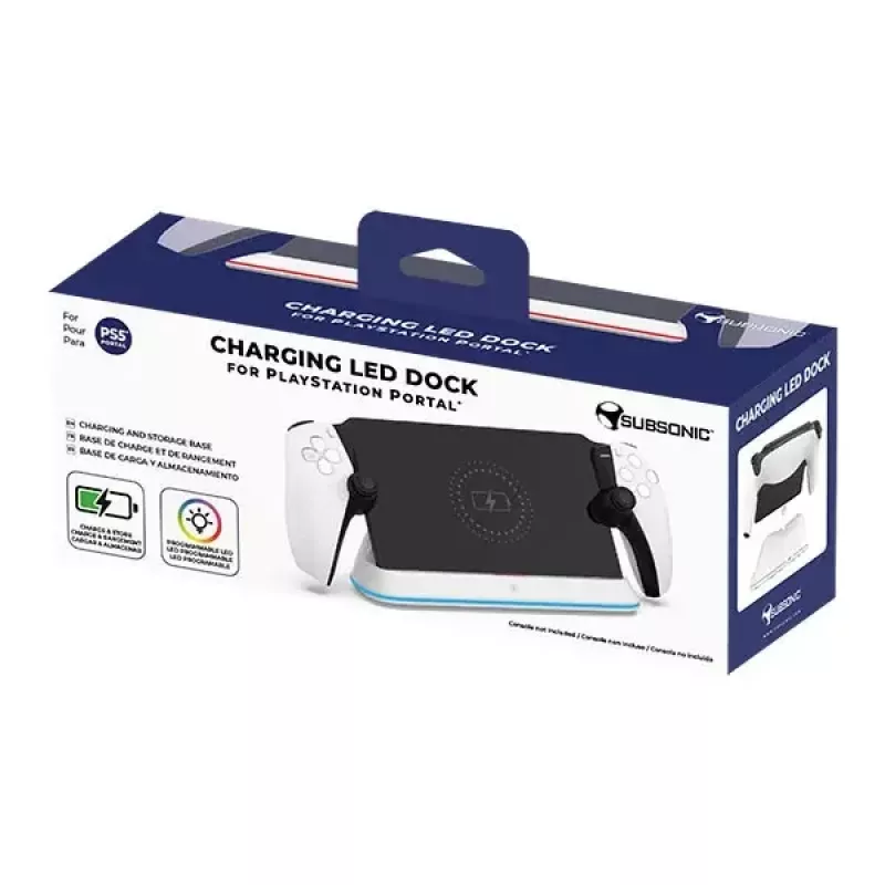 Charging system Subsonic SA5708 for Playstation Portal Wired Black White