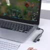 USB hub QOLTEC 53793 — USB 3.0 input, 3× USB 2.0 ports