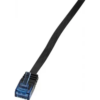 Logilink SlimLine - Patch-Cable - RJ-45 (M) - RJ-45 (M) - 1 m - UTP - CAT 6 - Black (CF2033U)