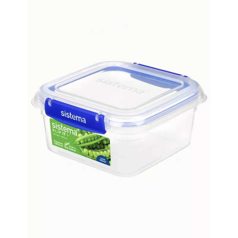 Sistema Plastics Sistema 881650, Container, square, 1,15 l, Transparent, Plastic, New Zealand