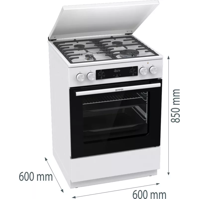 Gas-electric cooker GKS6C71WA
