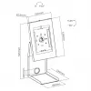 POS stand for tablet and receipt printer MACLEAN MC-336 — supports devices up to 1 kg