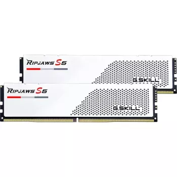 DIMM 96 GB DDR5-6000 (2x 48 GB) Dual-Kit, Memory White, F5-6000J3036F48GX2-RS5W, Ripjaws S5, INTEL XMP