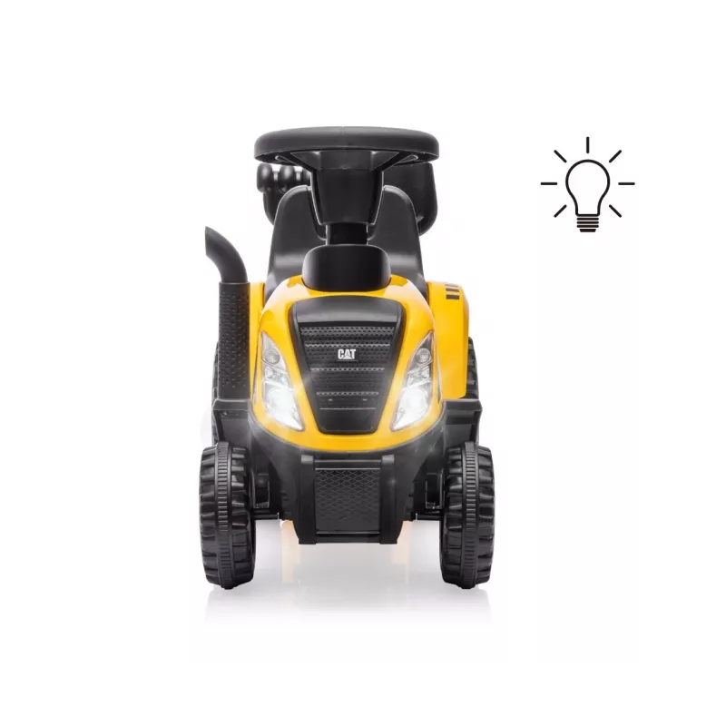CAT vehicle Tractor with trailer yellow ride-on