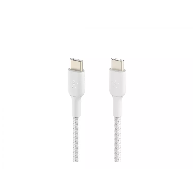 Cable Braided USB-C USB-C 1m White
