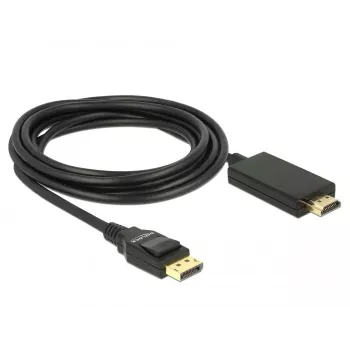 Video Cable Adapter DeLOCK 85318 DisplayPort to HDMI 3m Black