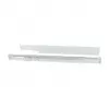 Mounting L‑rail bracket ALLNET adjustable length 502–849 mm light gray, pair