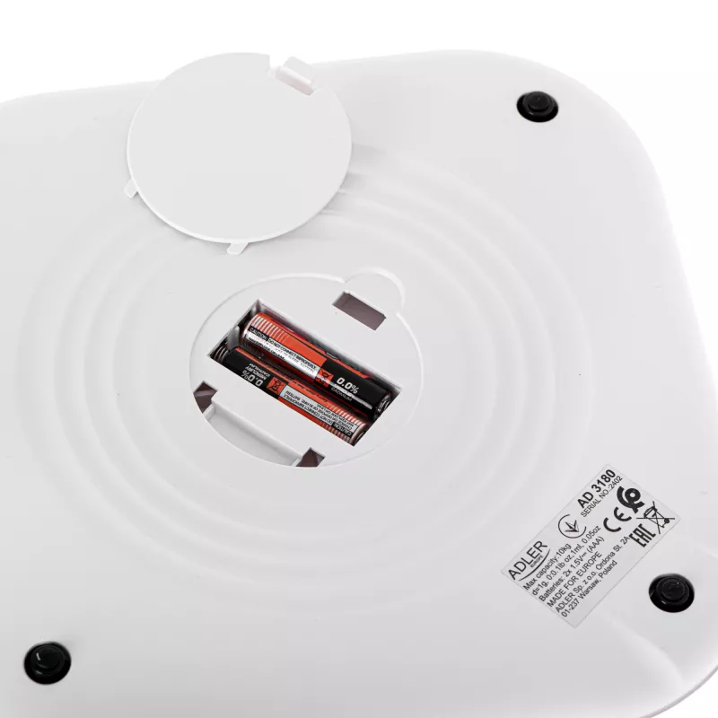 Kitchen scale Adler AD 3180 Graduation 1 g LCD White