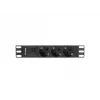 Lanberg PDU-03E-0200-BK power distribution unit (PDU) 3 AC outlet(s) 1U Black