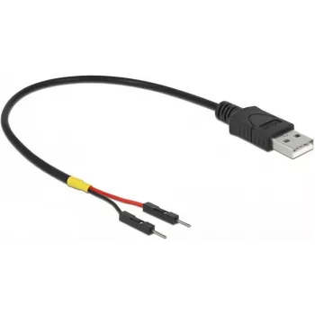 USB Cable DeLOCK 85401 0.2m USB A Black