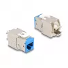 DeLOCK keystone module 88113 Flat RJ-45 Blue 10 pcs