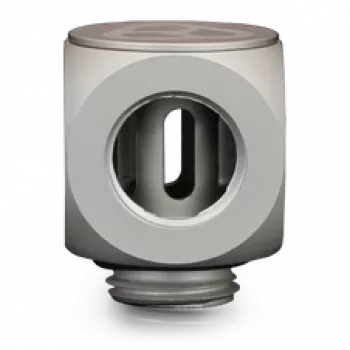 Thermal Grizzly DeltaMate Rotary T – water-cooling fitting, Matt Nickel, 1 pcs. (TG-DM-FIT-0204)