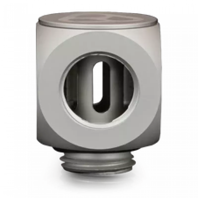 Thermal Grizzly DeltaMate Rotary T – water-cooling fitting, Matt Nickel, 1 pcs. (TG-DM-FIT-0204)