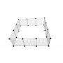 Dog kennel c&c Modular 145×75×37 cm — indoor/outdoor pet crate, modular panel construction, black