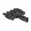 Solar panel connector DeLOCK DL4 1 male to 4 female black