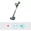 battery multi-cleaner AquaBrush Patio 18V P4A solo, hard-floor cleaner Grey/turquoise, without Battery and Charger, POWER FOR ALL ALLIANCE