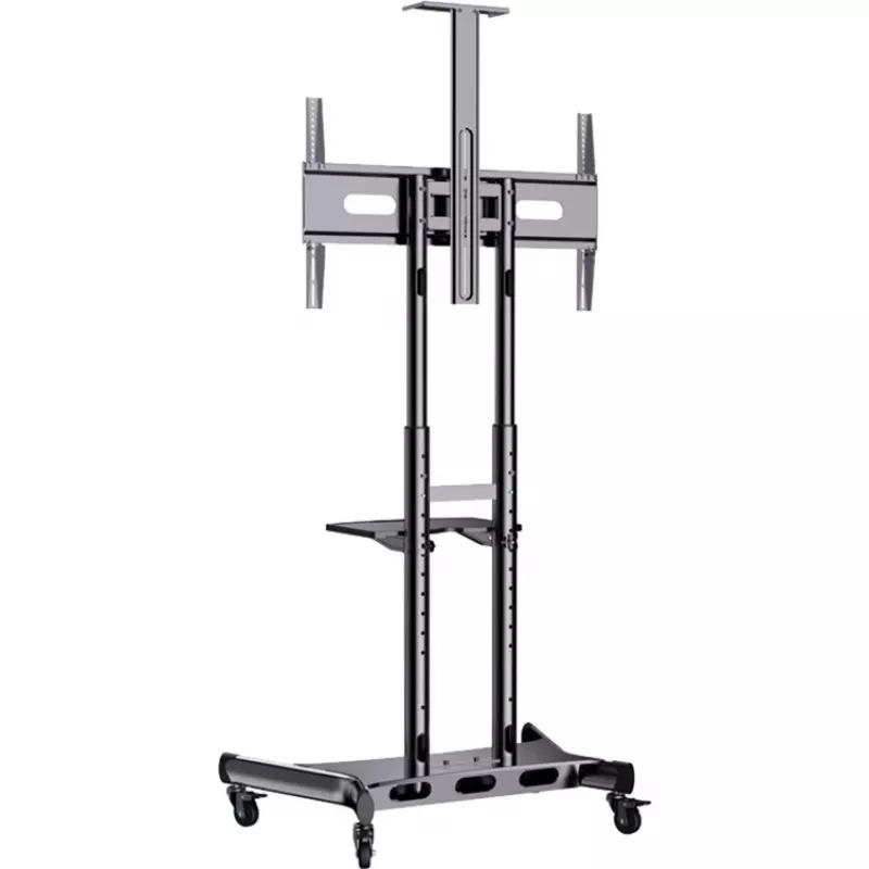 HAGOR HP Twin Stand HD - Cart - for Flat Screen / AV Equipment - Black - Screen Size: 140-213 cm (55-84) - Mounting Interface: to 800 x 500 mm (8210)