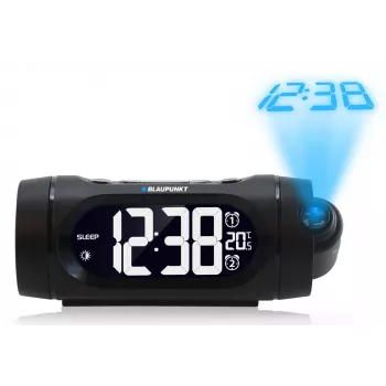 Clock Radio Blaupunkt CRP9BK, FM PLL, Projector, USB Chargin, Temperature Inside (CRP9BK)
