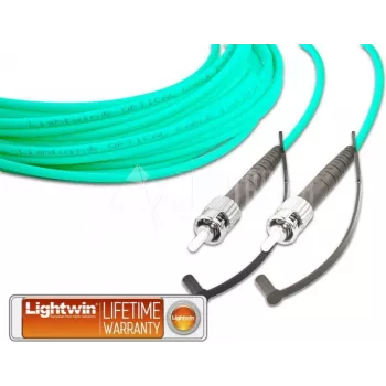 Lightwin High Quality Simplex LWL Patch Cable, MM OM3, ST - ST LWL Patch Cable (LSP-50 ST-ST 2.0 OM3)
