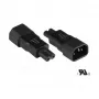 GoodConnections C14 > C7 (ST-BU) IEC Appliance power adapter Black