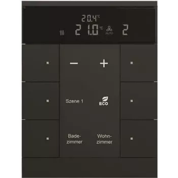 Busch-Jaeger HVAC-Slave-Device 6-way, BE, black, matte SBS/U6.0.11-885 (2CKA006330A0034)