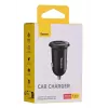 Car Charger Baseus Gain Pro Universal Black — 2× USB 2.0, 2.4 A per port, Input 12–24 V, 5 V output