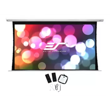 Motorized projection screen Elite Screens Saker Tab Tension SKT150XHW2-E24 3.81 m (150 inch) 16:9, viewable W 3.32 m H 1.869 m