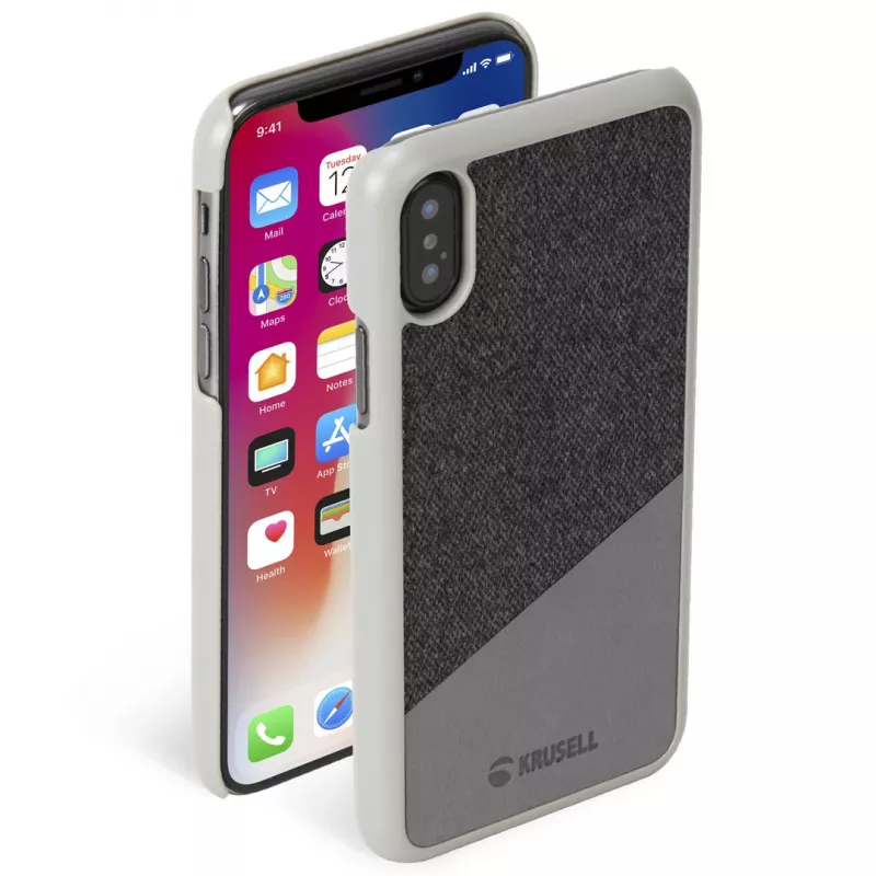 Cover Krusell Tanum iPhone X/XS 14.7 cm Grey