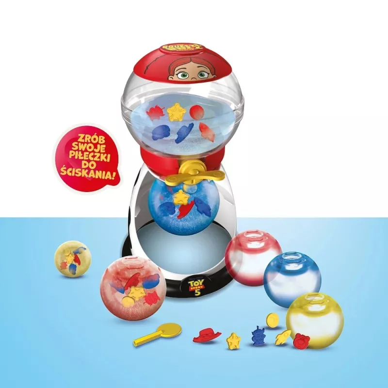 Educational squeeze ball creator Cobi Toy Story 5 - model CHA-08513, craft kit for making soft squeeze balls