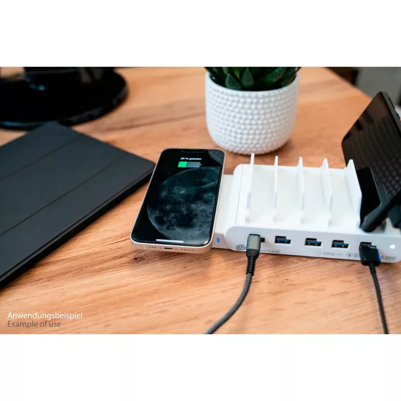 Mobile device charger Alcasa PCA-D006WQL White Fast charging
