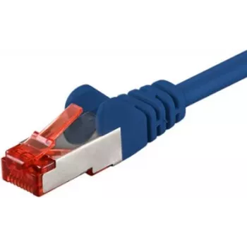 Wentronic Goobay CAT 6 Patch Cable, S/FTP (PiMF), Blue, 15 m - LSZH Halogen-Free, Copper (68273)