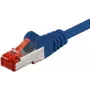 Wentronic Goobay CAT 6 Patch Cable, S/FTP (PiMF), Blue, 15 m - LSZH Halogen-Free, Copper (68273)