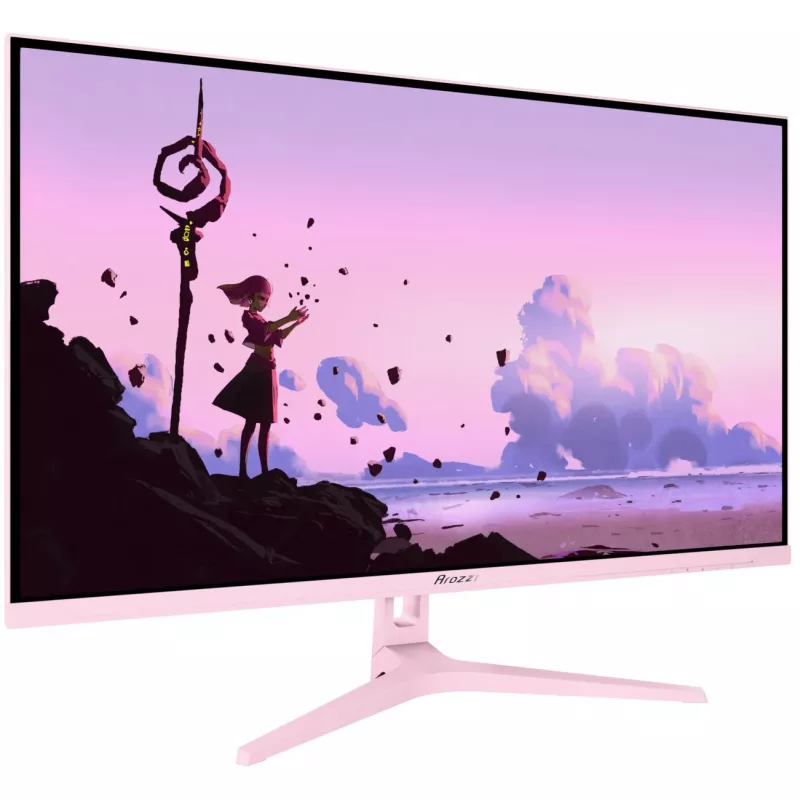 Computer monitor Arozzi Nova 32 inch (80 cm) 2560×1440 Quad HD LED 1 ms 16:9 Pink with speakers and VESA