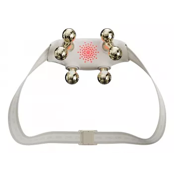 SKG H7 Ultra-E - Golden massage heads, Combo massage, Compression massage, Kneading massage, Vibration massage, Neck, Shoulders, Gold, Plastic, Buttons, Battery