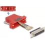DeLOCK D-Sub 25 pin female to RJ45 female Assembly Kit red VGA RJ-45