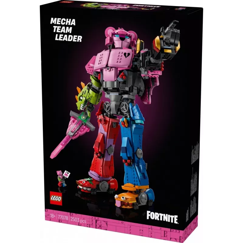 LEGO building set Team Leader Mechs 77078 — Fortnite, 2503 pieces, 1 minifigure, 450 mm mech height