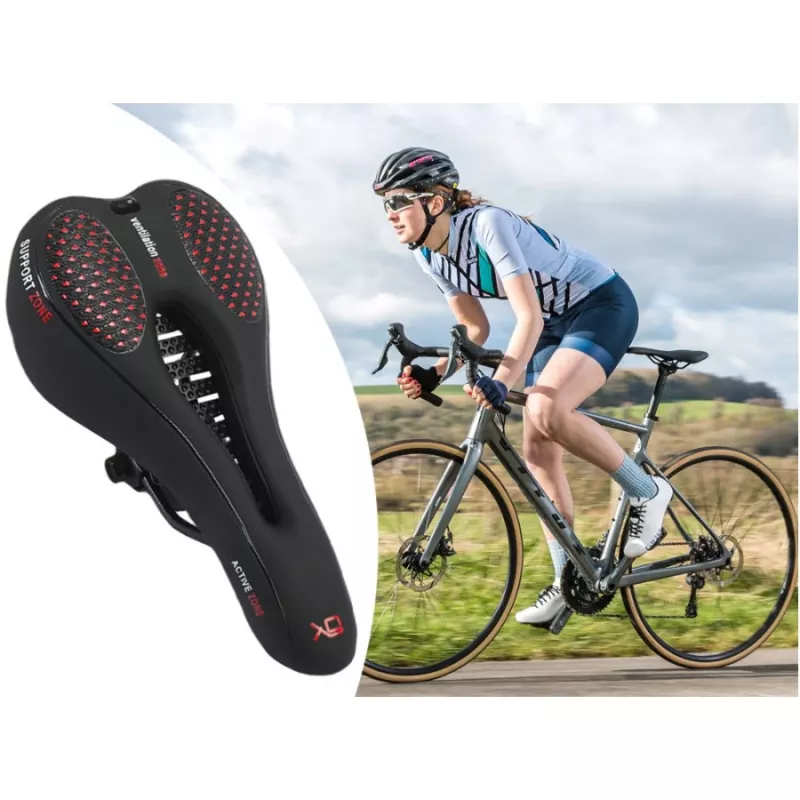 Extralink Bicycle Saddle, Sporty Soft Foam Slim