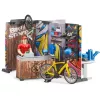 Toy bicycle shop BRUDER 63120 playset with workshop and accessories