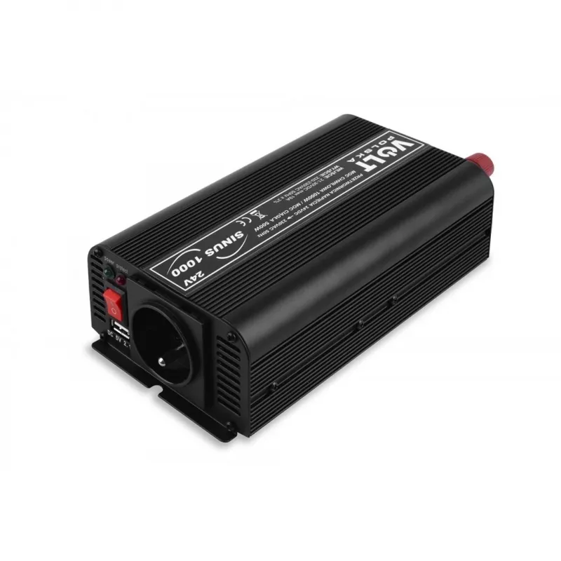 Inverter Volt 24V to 230V Sinus 500/1000W model 23859