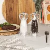 Salt and pepper mill set Salter BW12949EU7, transparent bodies, manual grinding