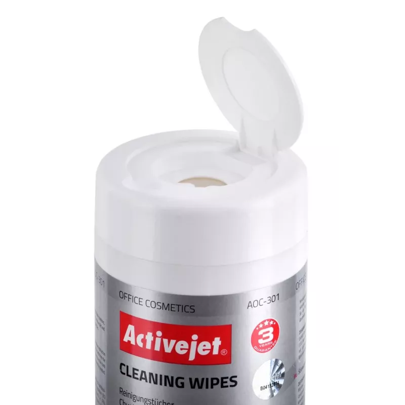 Activejet AOC-301 universal cleaning wipes, 100 pcs