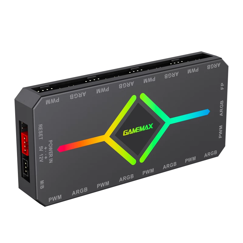 Gamemax | Remoter control | V4.0 ARGB PWM HUB BK | Black | Gamemax