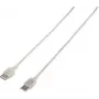 Renkforce USB 2.0 Connection Cable [1x USB 2.0 Plug A - 1x USB 2.0 Socket A] 3.00 m transparent (RF-4538152)