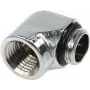 Alphacool HF L-connector G1/4 AG to G1/4 IG - Chrome (17044)